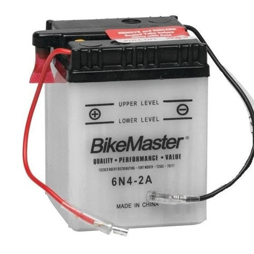 BikeMaster Standard Battery 6N4-2A EDTM2640B for Suzuki A100 Gofer/AC50 Maverick