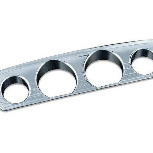 Kuryakyn Tri-Line Gauge Trim Chrome #7284 Harley Davidson