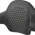 Saddlemen RoadSofa HC Tour-Pak Backrest Pad Silver Stitch 285081 Harley Davidson
