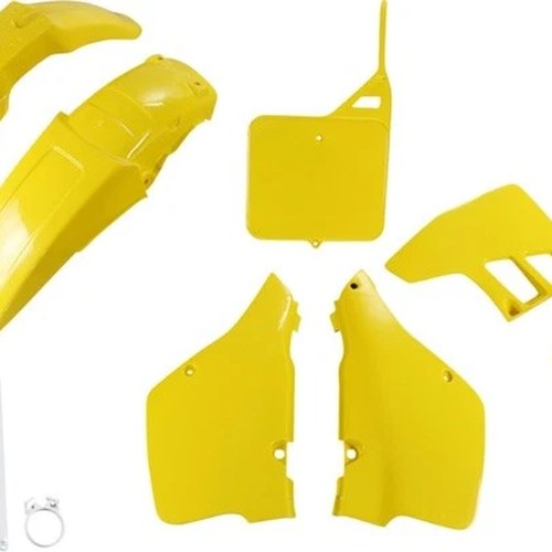 UFO Complete Plastics Kit 89 Original #SUKIT399F-999 for Suzuki RM125/RM250 1991