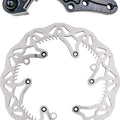 GBrakes Solid Wave Brake Rotor Kit 280mm Front Silver #GBDOS224