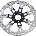 Arlen Ness 7-Valve Floating Brake Rotor 14" Front Black #33-10301-203