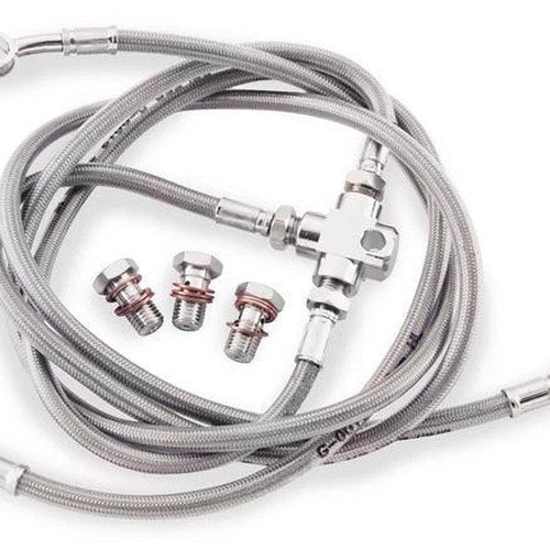 GBrakes 3-Line Brake Line Kit Front Clear for Honda CBR600RR ABS 2010-2017