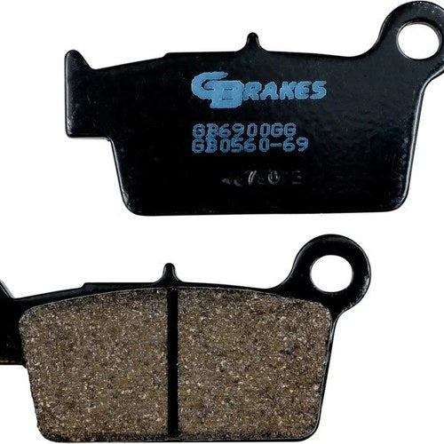 GBrakes Semi-Metallic Brake Pads Rear #GB0560-69 for Gas/Kawasaki/TM/Yamaha