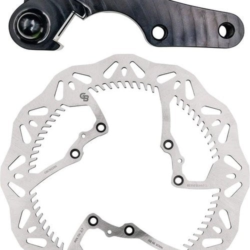 GBrakes Solid Wave Front Brake Rotor Kit GBDOS213
