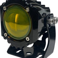 Custom Dynamics Universal Shark Demon Offroad LED Fog Light Gloss Black/Yellow