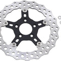 Arlen Ness Jagged Floating Brake Rotor 11.5" Rear Black/Silver #02-786