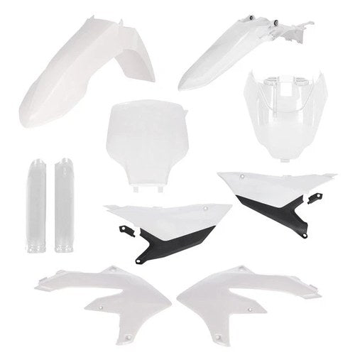 Acerbis Full Plastics Kit White/Black #2988231035 for Yamaha YZ450F 2026