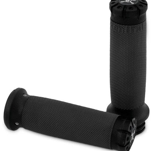 Burly Brand Hawk Tbw Grips Textured Black #B16-1009TB Harley Davidson