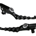 Kuryakyn Zombie Lever Set Gloss Black #10186-2 Harley Davidson