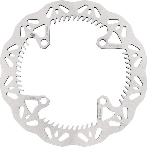 GBrakes Solid Wave Brake Rotor 240mm Rear Silver #GBD9041X for Kawasaki/Suzuki