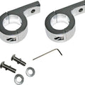 Custom Dynamics P-Clamp Engine Guard Fog Light Mounts 1.25" Chrome