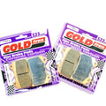 Brake Pad Set Racing for both Front Calipers GoldFren S33-073 Ebc Equiv F380
