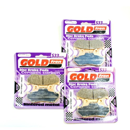 Brake Pad Set Racing for 84-85 Honda VF700F Interceptor F/R 3 Pr Ebc FA69+69/2