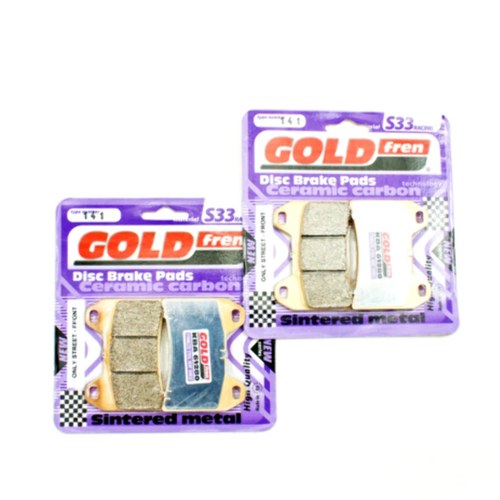 Brake Pad Set Racing Front GoldFren S33-141 Ebc Equiv FA244HH for 2 Calipers