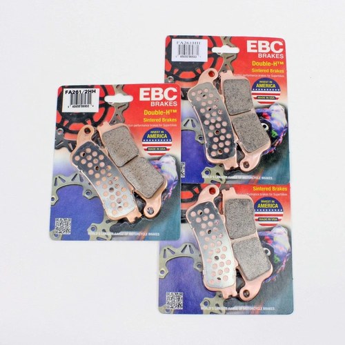 Ebc Sintered Brake Pads 3 Pair FA261HHx2+FA261/2HH Front+Rear for select Honda m