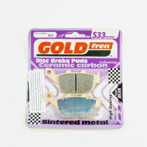 Brake Pads Racing Ceramic Carbon Goldfren S33-306 (EBC FA496HH)