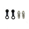 Stainless Steel Bleed Nipples 7mm with Caps - Set of two