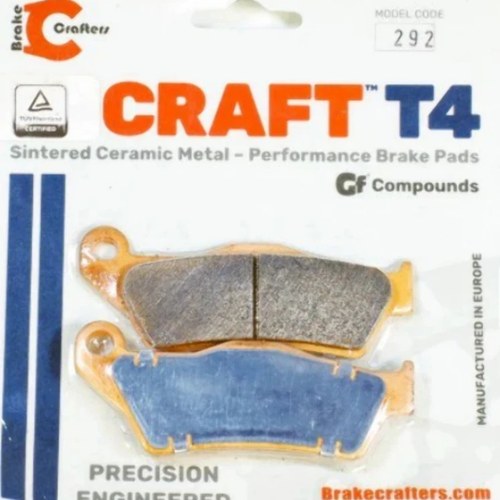 Ceramic Brake Pads by Craft T4 for Select BMW Models Ebc Equiv FA363/FA363HH