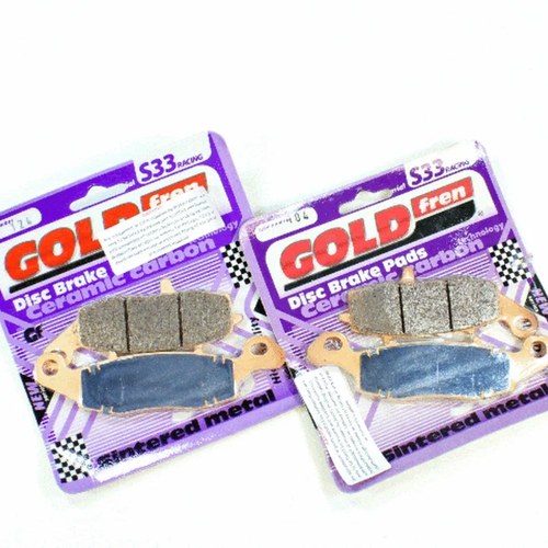 Brake Pad Set Two Racing Pads GoldFren S33-104 + S33-124 Ebc FA229/FA231V