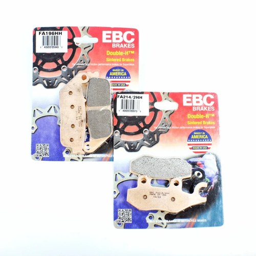 Ebc Sintered Brake Pad Set - 2 Pair FA196HH+FA214/2HH
