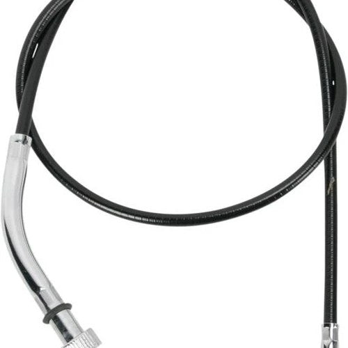 Drag Specialties Black Vinyl Front-Wheel Drive Speedometer Cable #173704