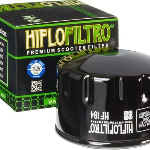 Hiflo Oil Filter Black #HF184 Aprilia/Piaggio Atlantic 500/MP3 400ie