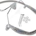 DS Braided Brake Line Kit Front +4" Harley Davidson Electra Glide/Street Glide