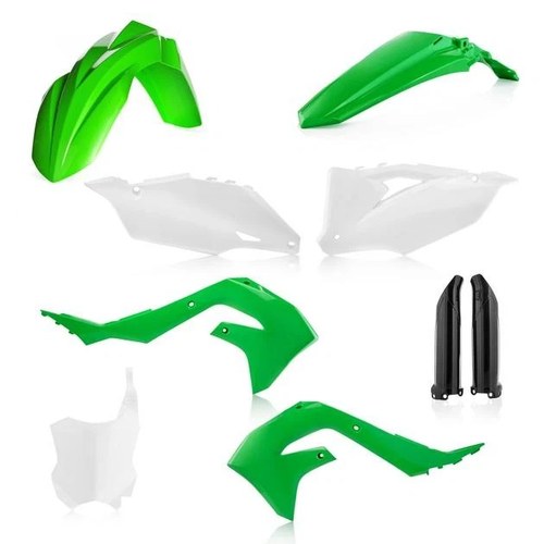 Acerbis Full Plastics Kit 20 Green/Black/White for Kawasaki KX450F 2020