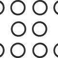 James Starter Solenoid Quad Seal Gaskets 10-Pack #JGI-60645-65-X Harley Davidson
