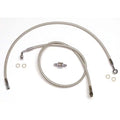 Magnum Polished Stainless Rear DOT Brake Line Kit 52-5/8" #5612 Harley Davidson