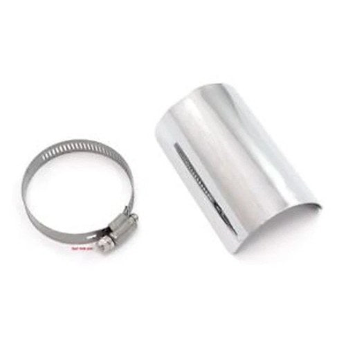 Emgo Universal Heat Shield 4" Chrome
