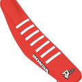 Dcor Ribbed Seat Cover Red/Red/White #30-10-127 for Honda CR125R 2002-2007
