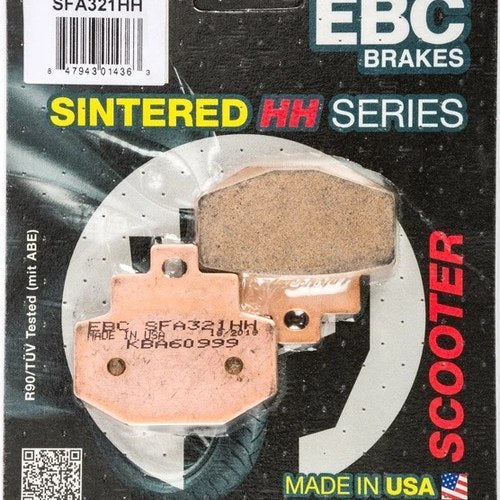 Ebc Sfa Sintered Brake Pads Rear #SFA321HH Vespa Gts 300/GTV 300/GTS 250/GTV 250