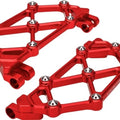 Arlen Ness Mini Diamond Driver Floorboards Red #410-049 Harley Davidson