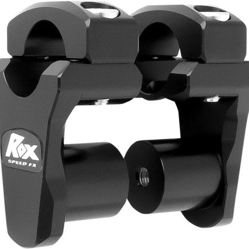 Rox Speed FX Oversize Pivoting Risers For 1-1/8" Handlebar 1.75" Black
