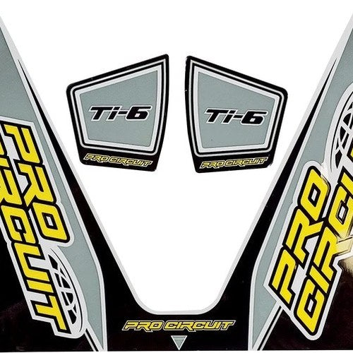Pro Circuit Ti-6 Exhaust Decal Gray