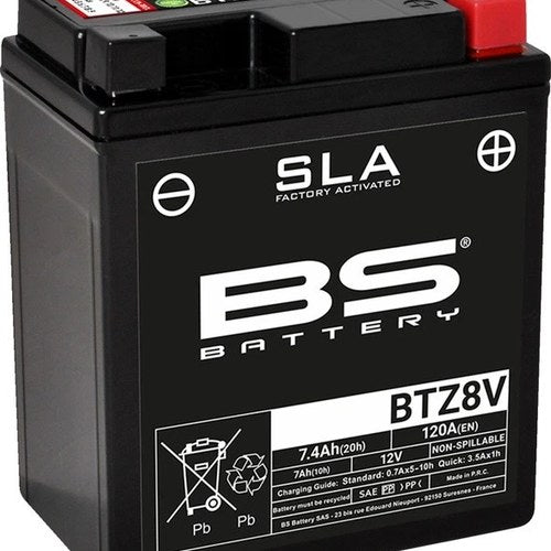 BS Battery Sla Factory Activated Agm Maintenance Free Battery BTZ8V Sla #300890