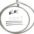 DS Braided Brake Line Kit Front +2" Harley Davidson Softail/Dyna #143711