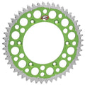 Renthal 520 TwinRing Rear Sprocket 49T Green 1120-520-49GPGN for Kawasaki/Suzuki