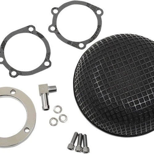DS Bob Retro Style Air Cleaner Black Harley Davidson