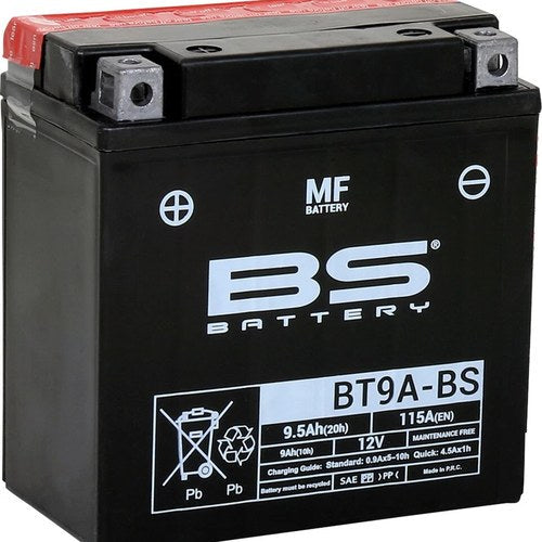 BS Battery Maintenance Free Battery BT9A-BS #300748 Aprilia/Piaggio