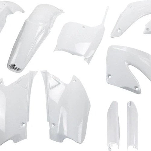 UFO Complete Plastics Kit White for Honda CR125R/CR250R 2-Stroke 2000-2001