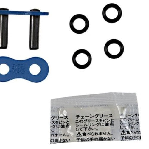RK 525 Zxw Premium High Performance XW-Seal Chain Rivet Master Link Blue