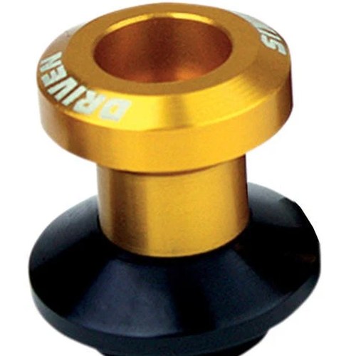 Driven D-Axis Swingarm Spool 10mm Gold Kawasaki ZRX1200R/ZRX1100