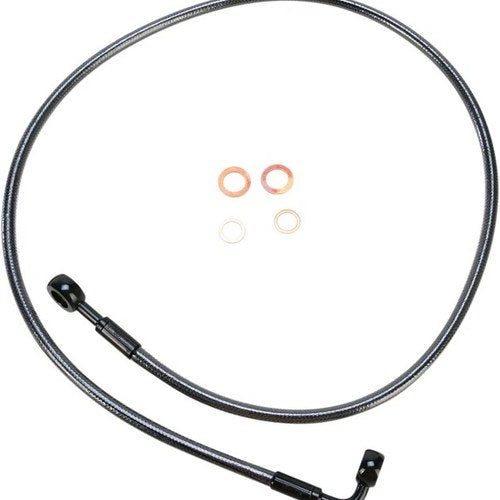 Magnum Black Pearl E-Z Align Front Brake Line 48" #46448SW Harley Davidson
