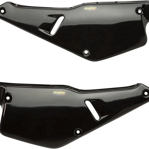 Maier Side Panels Black #209100 fits Kawasaki KLR650 1987-2007