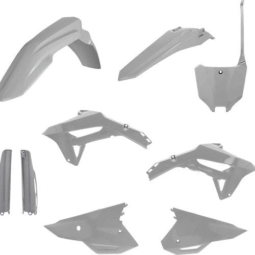 Acerbis Full Plastics Kit Gray #2858920011 for Honda CRF450R/CRF250R 4-Stroke