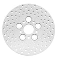 Biker's Choice Drilled Rotor Stainless Steel #144103 Harley Davidson