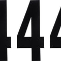 Factory Effex 6" Standard Numbers #4 Black 3-Pack